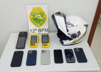 Polícia Militar recupera 6 iphones roubados e prende quadrilha em Curitiba