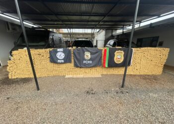 Em operação conjunta, policias apreendem carregamento com 1700 quilos de maconha prensada no Paraná