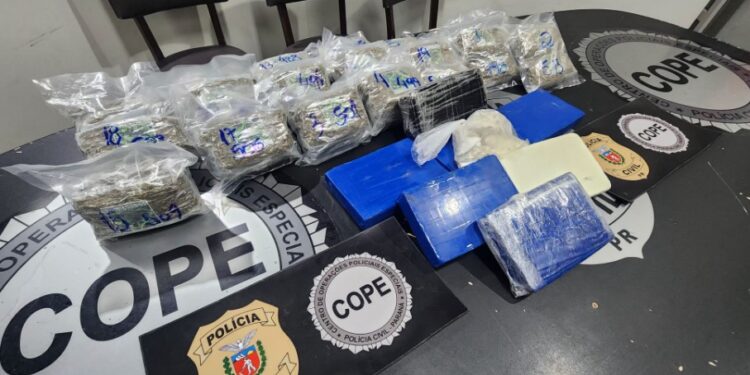 Polícia Civil prende traficante e apreende drogas na BR-277