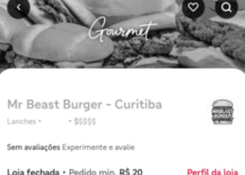 Maior youtuber do mundo, Mr. Beast abre hamburgueria na capital paranaense