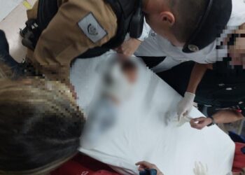 Policiais da Cavalaria salvam bebê engasgado em Curitiba