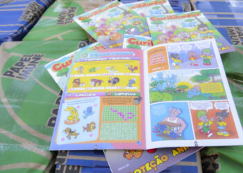 Crianças de Curitiba vão aprender sobre proteção animal com gibis do Curitibinha nas escolas municipais