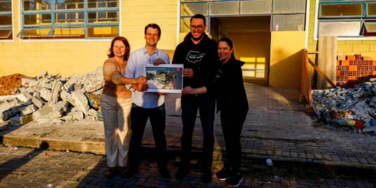 Avançam as obras do Hospital Veterinário Municipal de Curitiba, na região Norte da cidade