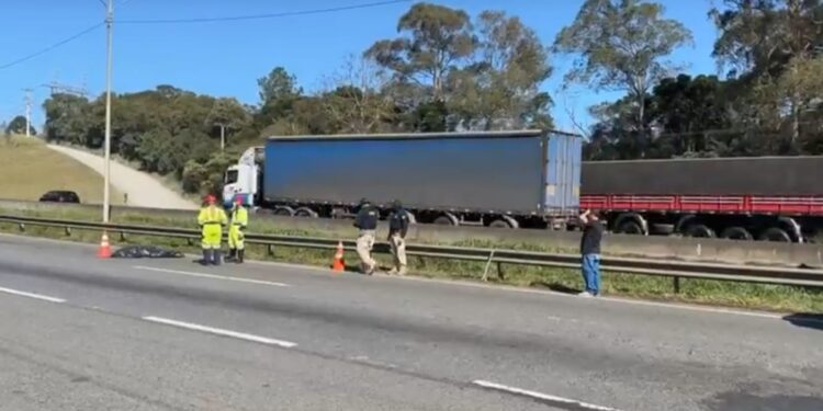 Homem morre atropelado na BR-376 em São José dos Pinhais