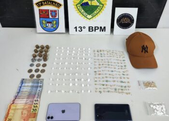 PM prende traficante na Vila Uberlândia e apreende drogas