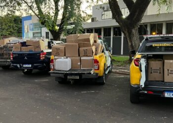 Polícia Rodoviária Estadual apreende 5,6 toneladas de maconha em depósito no Paraná; prejuízo para traficantes é de mais de 27 milhões de reais, veja o vídeo