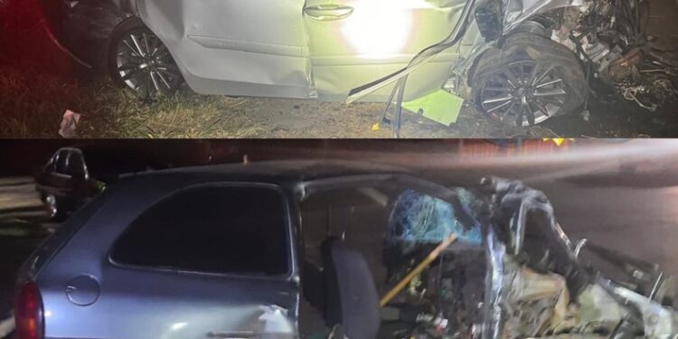 Colisão frontal deixa três mortos e dois feridos na PR-170