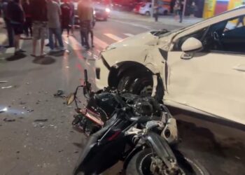 Carro avança preferencial, motociclista colide, é arremessado e morre na RMC