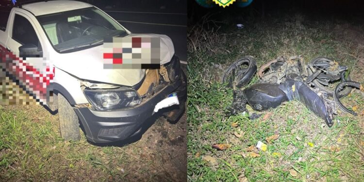 Motorista bêbado bate na traseira de moto e deixa motociclista gravemente ferido