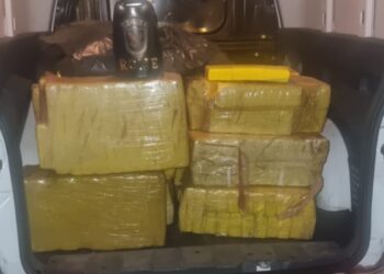 RONE detém trio e apreende carregamento de maconha; um dos detidos é policial civil e outro ex-policial civil