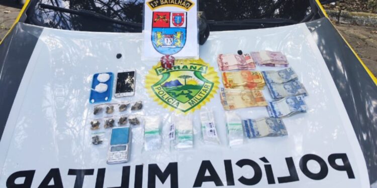 Polícia Militar localiza maconha, cocaína e apreende adolescente no Sítio Cercado