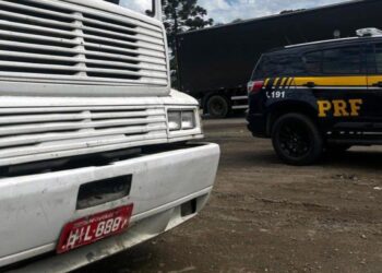 Homem é preso por adulterar placas de carreta para não pagar pedágio na BR-116