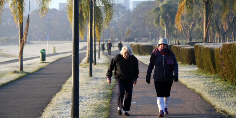 Simepar indica frio rigoroso no fim de semana, com temperaturas negativas no Sul do Estado