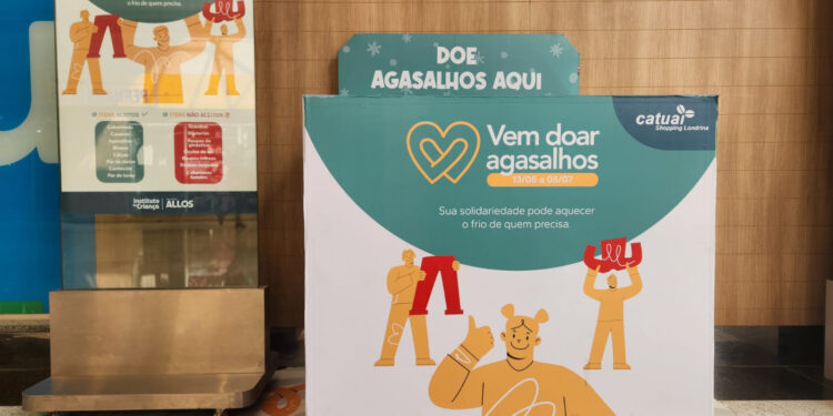 Shopping arrecada itens de inverno até o dia 05 de julho