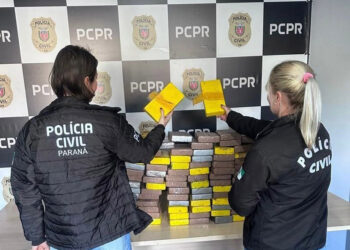 PCPR e PRF apreendem 154 quilos de cocaína