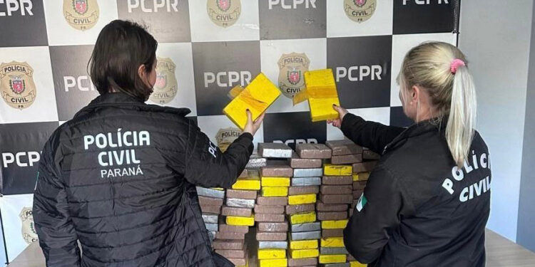 PCPR e PRF apreendem 154 quilos de cocaína