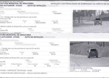 Duas infrações por excesso de velocidade, o mesmo local e horário. Isso é possível?