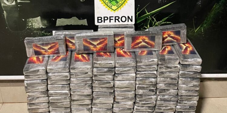 Ação conjunta resulta em apreensão de carregamento de cocaína avaliado em quase R$ 10 milhões de reais
