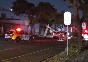 Indivíduo tenta fugir da ROTAM, bate em poste e morre em confronto