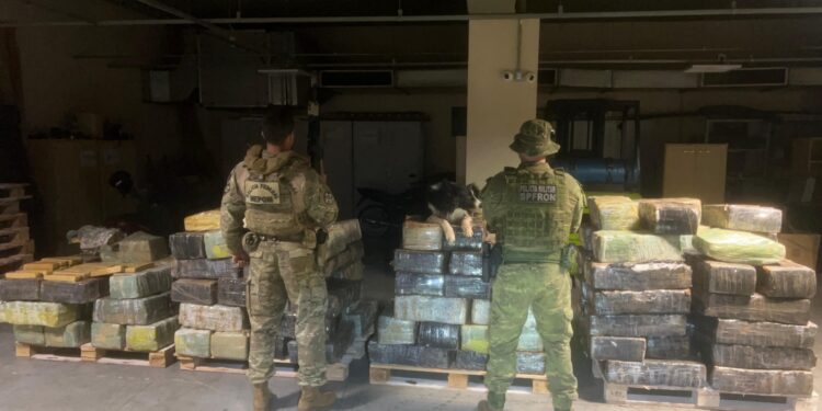 Em ação integrada PMPR realizada apreensão de mais de 2,7 toneladas de maconha no Paraná