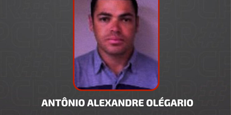 PCPR divulga foto de foragido por tentativa de feminicídio em Almirante Tamandaré