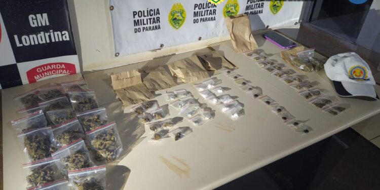 Indivíduo é preso após ser parado em blitz e ser flagrado com drogas, no Paraná