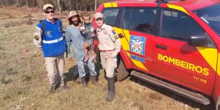 Forças de segurança encontram menino de 2 anos que estava desaparecido no Paraná