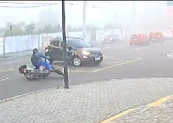 Em uma semana, dois acidentes idênticos são registrados no bairro Pilarzinho em Curitiba, veja os vídeos