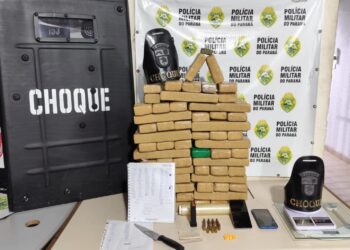 CHOQUE detém traficante e apreende drogas