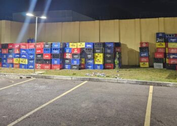 Gato por lebre! Polícia Militar descobre barracão em que criminosos colocavam rótulos de cervejas nobres em cervejas baratas