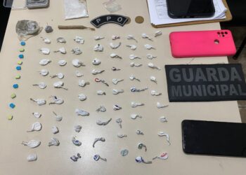 Adolescente de 14 anos é apreendido com drogas, após sua avó pedir ajuda para a Guarda Municipal para retira-lo das ruas