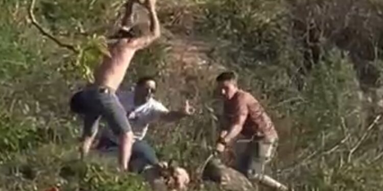 Briga é registrada em evento de motocross na região metropolitana de Curitiba, veja o vídeo