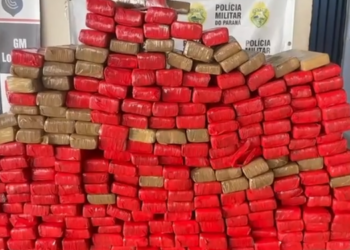 Dupla é presa e PM apreende 171 kg de maconha, no Paraná