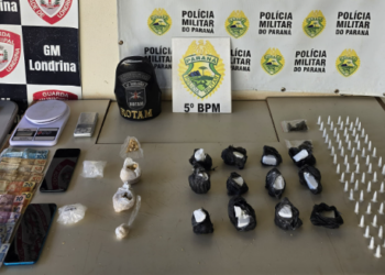 Equipe da ROTAM detém dupla e apreende drogas, no Paraná