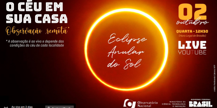 Eclipse do Sol poderá ser visto na Região Sul do Brasil