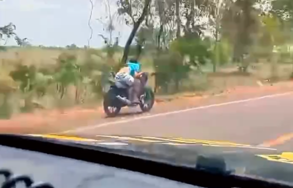 Indivíduo tenta dar fuga da PRF e leva a pior, veja o vídeo