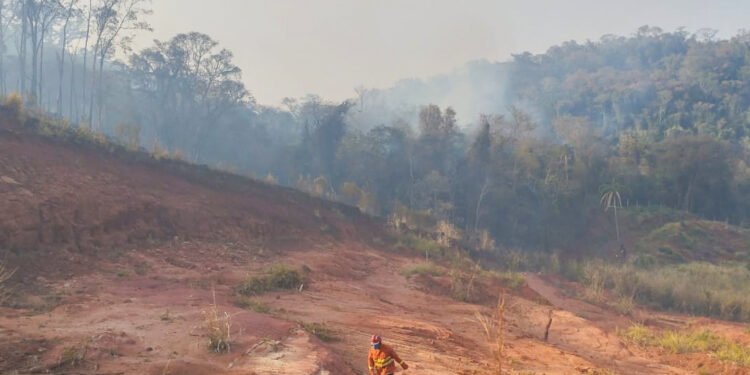 Com volta do calor, Bombeiros reforçam alerta de combate aos incêndios florestais