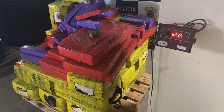 PF e BPFRON apreendem 633 kg de maconha e recuperam veículo roubado