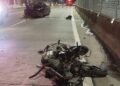 Motociclista na contramão e em alta velocidade morre em colisão frontal com caminhonete