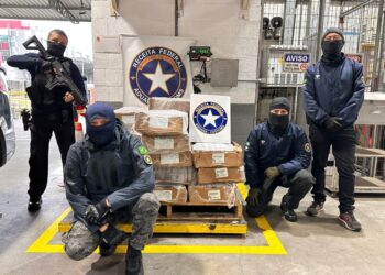 Receita Federal apreende carregamento de cocaína avaliado em mais de R$ 180 milhões de reais
