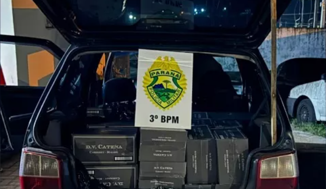 Homem é preso por descaminho após ser flagrado com 270 garrafas de vinho