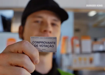 Burger King vai dar batata frita ou onion rings para quem mostrar comprovante de votação