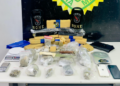 Dupla é flagrada com 10 kg de drogas e presa pela RONE