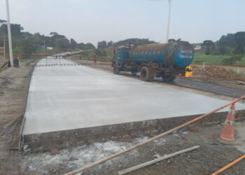 Obra de restauração de rodovia em concreto entre Palmas e Clevelândia chega a 75%