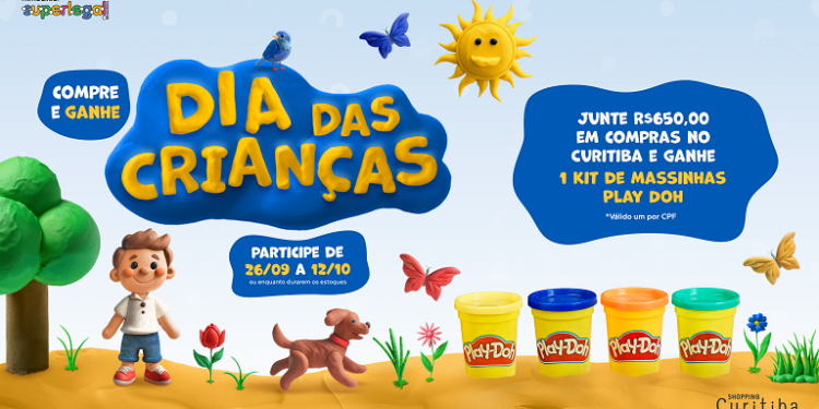 Dia das Crianças terá atividades gratuitas no Shopping Curitiba