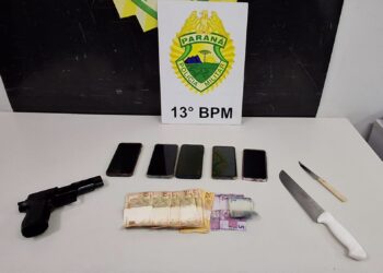 PM prende casal que fez arrastão em coletivo em Curitiba