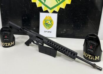 ROTAM prende foragido e apreende fuzil na CIC