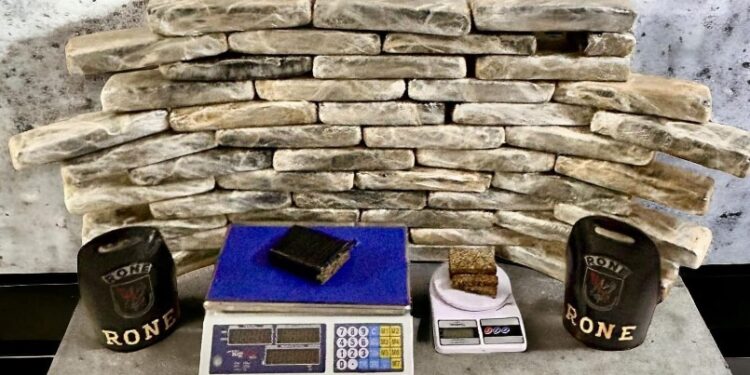 RONE apreende 33 kg de maconha e prende criminoso em Colombo