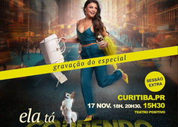 Bruna Louise fará gravação de Especial no Teatro Positivo em Curitiba