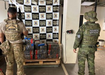 PF e BPFron prendem duas pessoas transportando 300 kg de maconha